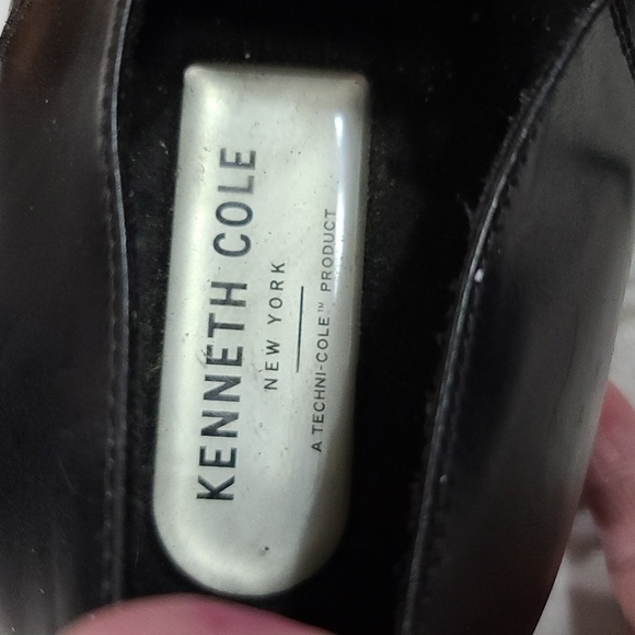 Kenneth Cole NY Techni-Cole Mens Dress Shoes Black Leather Laces Sz 13M EUC - Picture 2 of 12